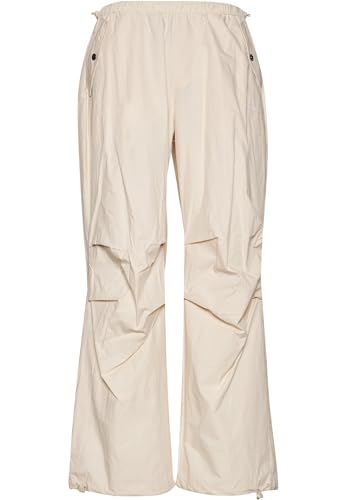 Karl Kani Herren KM233-032-2 KK Small Signature Parachute Pants L Off White