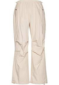 Thumbnail for Karl Kani Herren KM233-032-2 KK Small Signature Parachute Pants L Off White