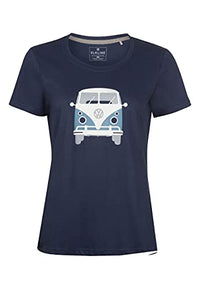 Thumbnail for ELKLINE Damen T-Shirt Kult VW T1 Bulli Print 2041155, Farbe:darkblue, im Sale