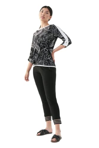 Joseph Ribkoff 221034 | 46 | Black, White im Sale