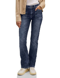 Thumbnail for STREET ONE Damen A377050 Bootcut Jeanshose, Dark Blue Washed, 30W / 34 im Sale