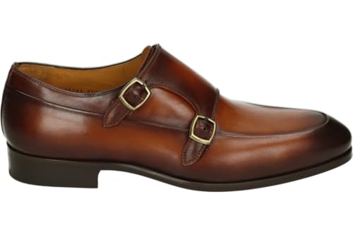 Magnanni 24793 - Schnallenschuhe Herren SchnürschuhNette Herrenschuhe - Farbe: Cognac, Cognac, 42.5 EU im Sale