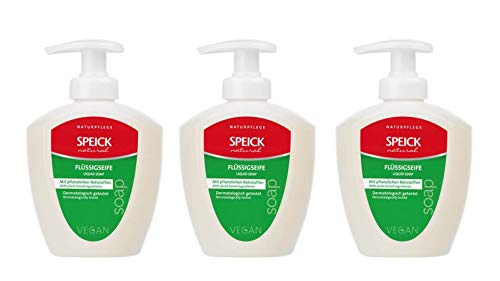 3er Pack Speick Natural Flüssigseife in Dispenser 300 ml