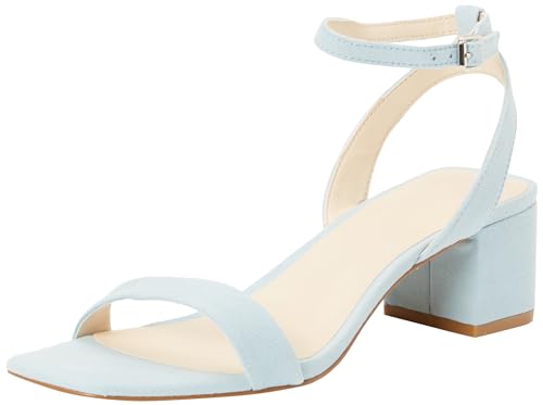 ONLY Damen ONLHANNA-1 Life PU Heeled NOOS Sandalen, Clear Sky, 41 EU im Sale