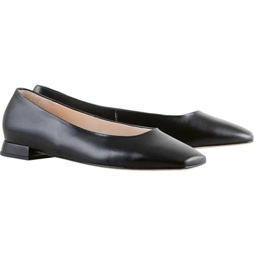 Högl Damen Squared 10 Ballerinas, Schwarz, 35 EU X-Weit im Sale