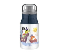 Thumbnail for alfi KIDS BOTTLE 400ml, sea adventures, Kindertrinkflasche aus Edelstahl, absolut dicht mit Drehverschluss, leicht und robuste Flasche, für Kohlensäure, ohne Fingerabdrücke, BPA-frei