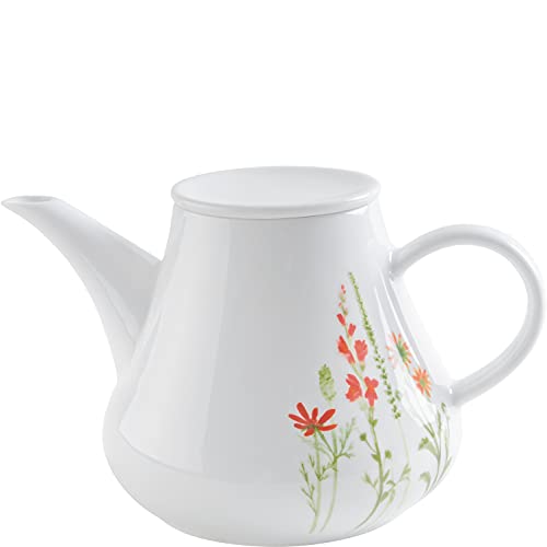 KAHLA 391125A76875C Five Senses Wildblume Kaffee-/Tee-Kanne 1,50 l | Krug 1500 ml mit Blumenmotiv aus Porzellan im Sale