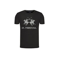 Thumbnail for La Martina T-Shirt Moreno with Logo Print Regular Fit Black im Sale