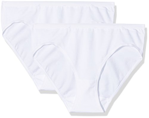 Palmers Damen Bikinislip Natural Cotton, 2er Pack, Schwarz (Schwarz 900), (Herstellergröße: M) im Sale