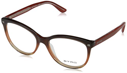 Etro Damen ET2602 233 52 Brillengestelle, Braun (Gradient Burnt) im Sale