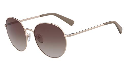 Longchamp Unisex LO101S Sunglasses, 771 Rose Gold/Nude, 56 im Sale