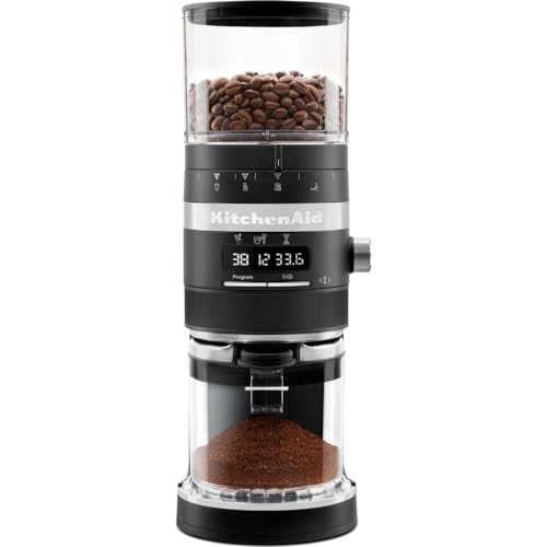 KitchenAid KAFFEEMÜHLE - ARTISAN 5KCG8433 - Matt schwarz - von French Press bis Espresso 5KCG8433EB im Sale