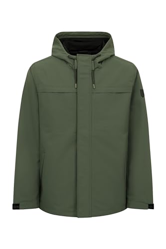 derbe Regenjacke Wattby Herren Grün Schwarz im Sale