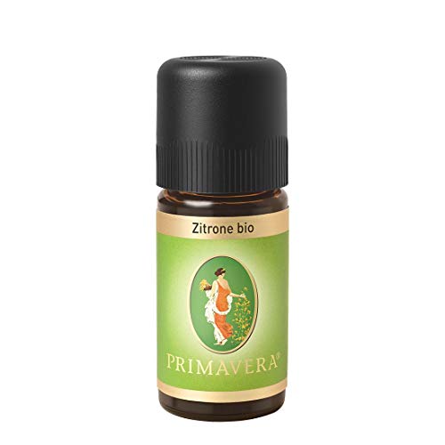 PRIMAVERA Ätherisches Öl Zitrone bio 10 ml - Aromaöl, Duftöl, Aromatherapie - erfrischend, konzentrationsfördernd, aufmunternd - vegan im Sale