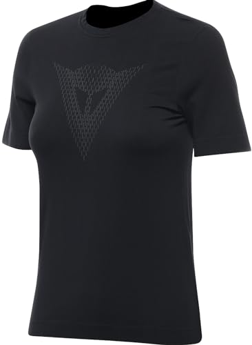 Dainese Women's Quick Dry Tee Wmn Unterzieh T-Shirt, Schicht für Motorräder, Schwarz, L/ im Sale