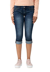 Thumbnail for Timezone Damen Slim Talitz 3/4 Shorts, Blau (Skylight Blue wash 3336), W26(Herstellergröße:26) im Sale