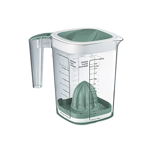 Rotho 1026005092 Loft Messbecher, Kunststoff (SAN) BPA-frei, türkis/transparent, 1.5l im Sale