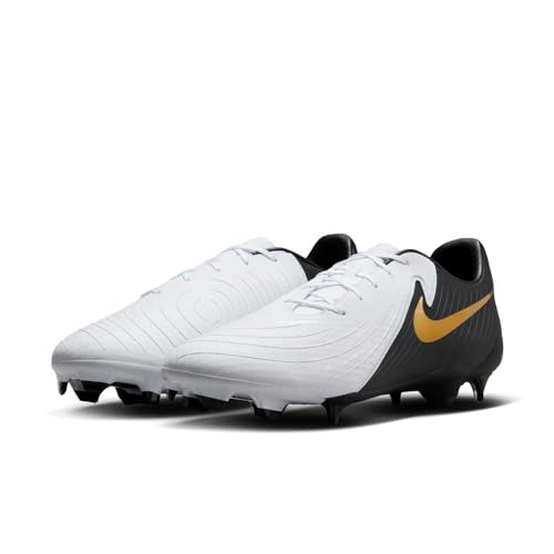 Nike Herren Phantom Gx Ii Academy Fg/Mg Fußballschuh, White Black MTLC Gold Coin, 40 EU im Sale