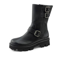 Thumbnail for Paul Green Damen Stiefel, Frauen Klassische Stiefel,lederstiefel,reißverschluss,Winterstiefel,Winterschuhe,Schwarz (Black),40 EU / 6.5 UK im Sale