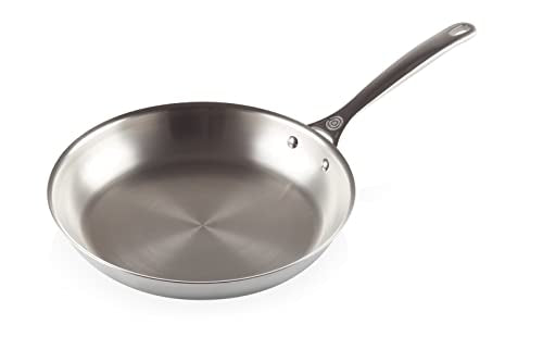 Le Creuset Pfanne aus 3-ply PLUS Edelstahl, 30 cm, 96600230001600, Silber im Sale