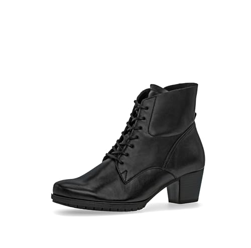 Gabor Damen Ankle Boots, Frauen Stiefeletten,Komfortable Mehrweite (H),knöchelhoch,reißverschluss,Stiefel,schwarz (Micro),40.5 EU / 7 UK im Sale