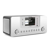 Thumbnail for TechniSat DIGITRADIO 574 IR – Stereo-Internetradio (DAB+, FM, WLAN, Bluetooth-Audiostreaming, 4 Zoll Farbdisplay, USB, AUX in, Kopfhöreranschluss, Wecker, 10 Watt, App-/Fernbedienung) Silber im Sale