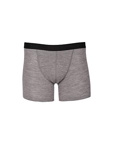 Dilling Merino Boxershorts für Herren - 100% Bio-Merinowolle Schwarz im Sale