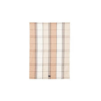 Thumbnail for LEXINGTON Checked Linen/Cotton Kitchen Towel Beige/White, Beige/White, 50x70