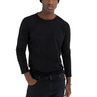 Thumbnail for Replay Herren Langarmshirt aus Baumwolle, Schwarz (Black 098), M im Sale