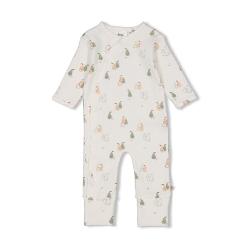 Feetje N-Baby Schlafanzug Anzug Klapfuß AOP Pears RIPP-Jersey, Natur, 74 im Sale