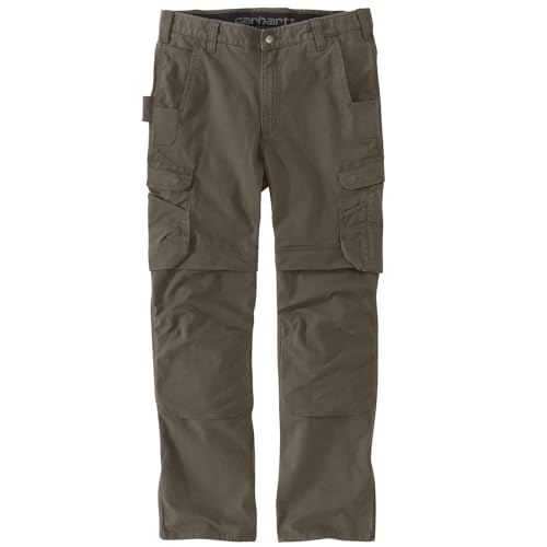 Carhartt Steel Rugged Flex Relaxed Fit Ripstop Double-Front Cargo Work Pant,Tarmac,34W / 32 im Sale