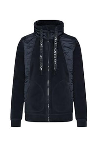 Thumbnail for SOCCX Damen Fleecejacke mit tonigen Stepp-Details Blue Navy im Sale