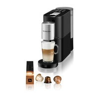 Thumbnail for Krups XN8908 Nespresso Atelier Kaffeemaschine mit Milchaufschäumer | 1 L Wassertank | inkl. Glastasse+Kapseln | 19bar Druck | schwarz/ silber