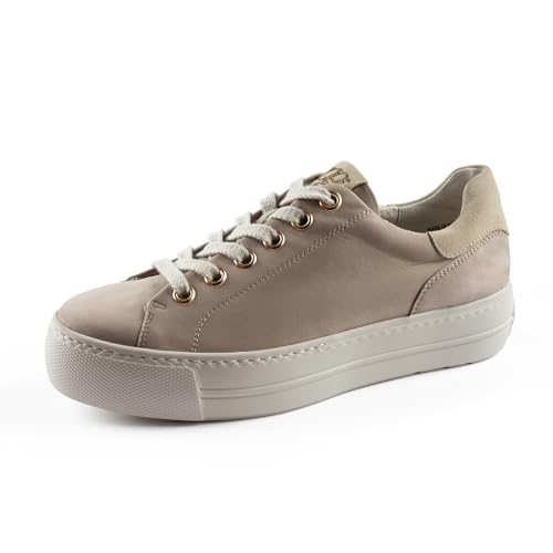 Paul Green Damen, Frauen Low-Top Sneaker,Laufschuhe,schnürschuhe,schnürer,Plateausohle,Halbschuhe,straßenschuhe,Beige (JA),42 EU / 8 UK im Sale