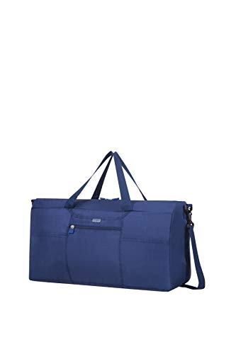 Samsonite Global Travel Accessories - Faltbare Reisetasche S, 55 cm, Blau (Midnight Blue) im Sale