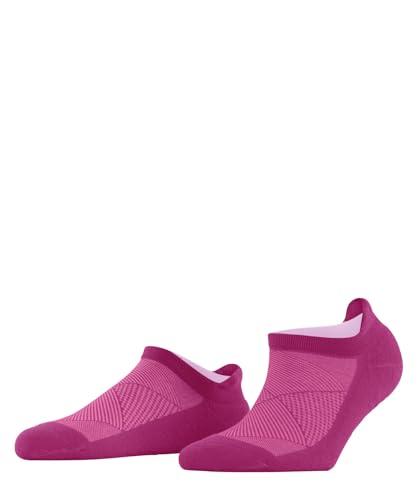 Burlington Damen Sneakersocken Athleisure W SN weich atmungsaktiv schnelltrocknend kurz einfarbig 1 Paar, Rot (Priemel 8551), 35-38 im Sale