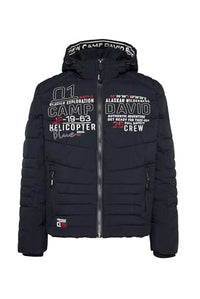 Thumbnail for Camp David Herren Winterjacke mit Kapuze im Ski-Design Blue Navy im Sale