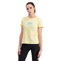 Thumbnail for Alpha Industries Damen New Basic T Wmn T-Shirt, Pastel Yellow, S im Sale