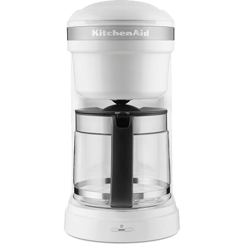 KitchenAid 5KCM1208EWH Drip-Kaffeemaschine-WEISS, Glas