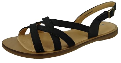 El Naturalista Damen Sandaletten Tulip, Frauen Sandalen,Women's,Woman,Lady,Ladies,Sommerschuhe,Freizeitschuhe,offene,Schuhe,Black,38 EU / 5 UK