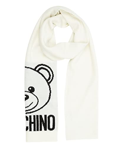 Moschino damen teddy bear Wollschal white im Sale