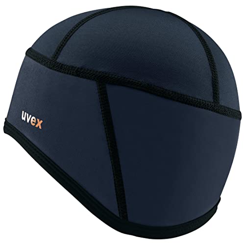 uvex bike cap thermo Fahrradmütze - warmhaltendes Fleece-Material - atmungsaktiv - navy - S-M