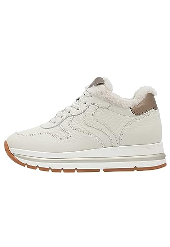 VOILE BLANCHE Maran-Sneakers aus Leder, Creme weiß 40 im Sale