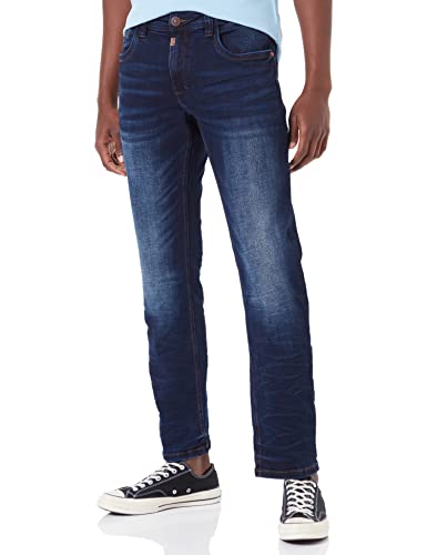 Timezone Herren Regular GerritTZ, Brushed Neon Blue Wash, 32W / 36L EU im Sale