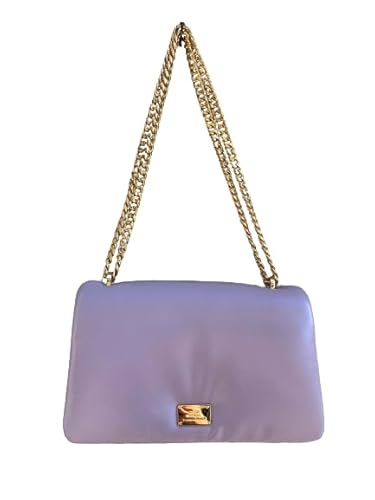 Elisabetta Franchi Tasche Flap Bag soft berry medium, violett, 27x15x8cm im Sale