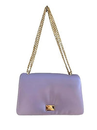 Thumbnail for Elisabetta Franchi Tasche Flap Bag soft berry medium, violett, 27x15x8cm im Sale