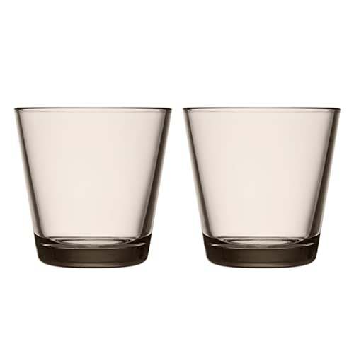 Iittala 1051119 Kartio 2-er Set Gläser, 21cl, Leinen, Glas im Sale