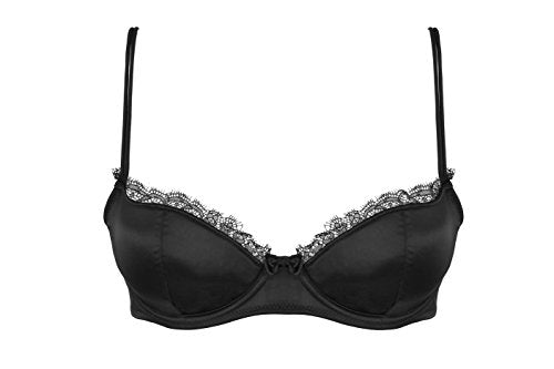 Villa Satine Push-up-BH Black 80B im Sale