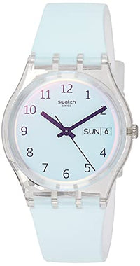 Thumbnail for Swatch Damen Analog Quarz Uhr mit Silikon Armband GE713 im Sale