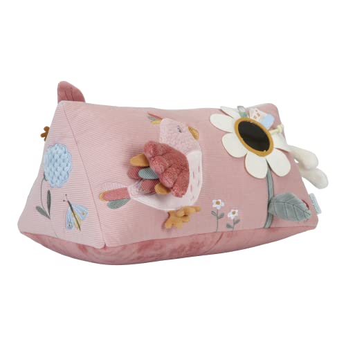 Little Dutch 8723 Stoff Activity Fühldreieck - Flowers & Butterflies rosa